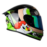 Casco Shaft 526Sp Evo Bellota Verde Claro Visor Iridium Verde